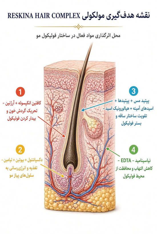 کوکتل مزوتراپی موی رسکینا